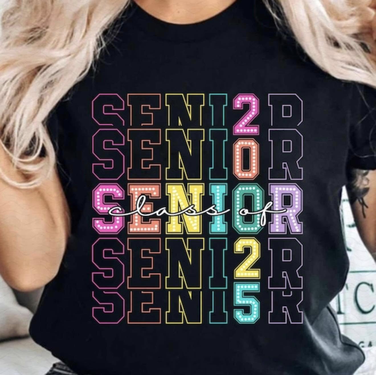 Class of 2025 Senior Stacked Tee
