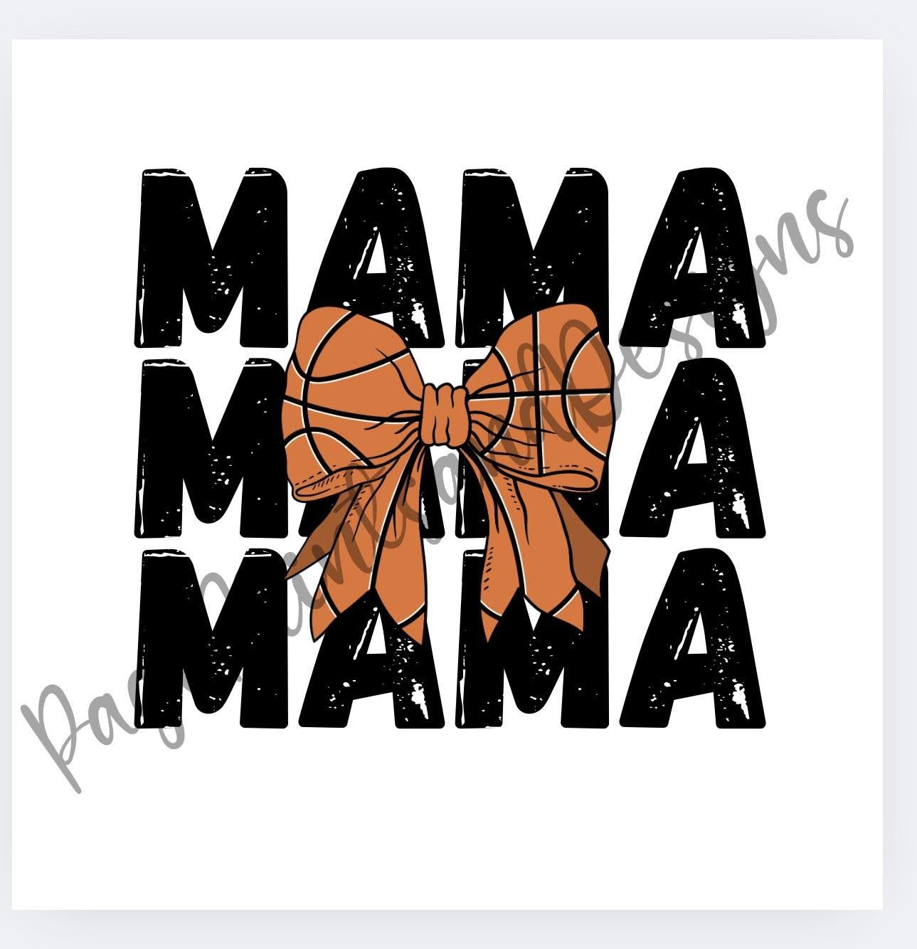 Mama Sports Ball Bow Transfer