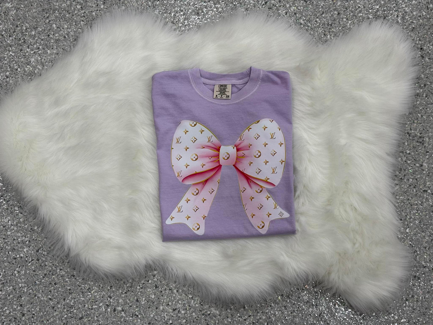 Louis Vuitton Logo Bow Tee - Kids