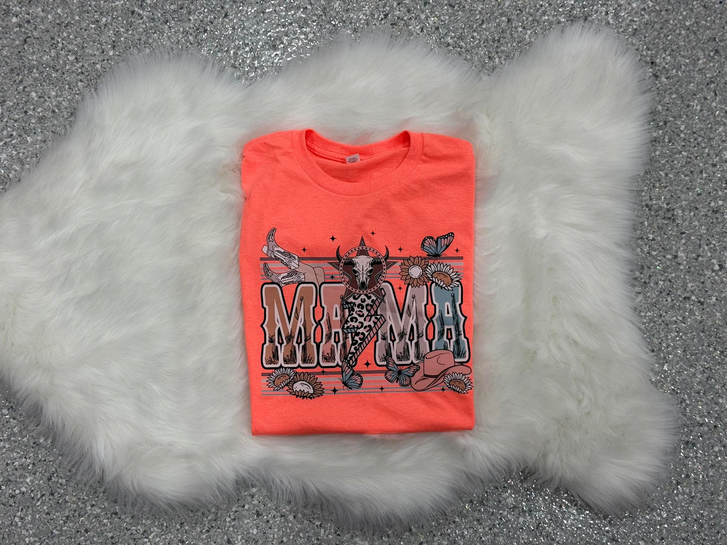 Western MAMA with Lightning Bolt