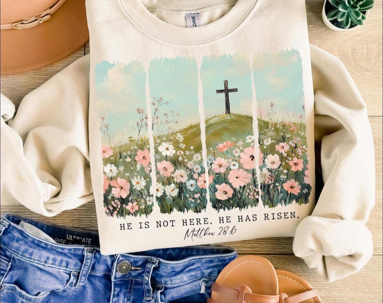 He Is Not Here Tee - Kids
