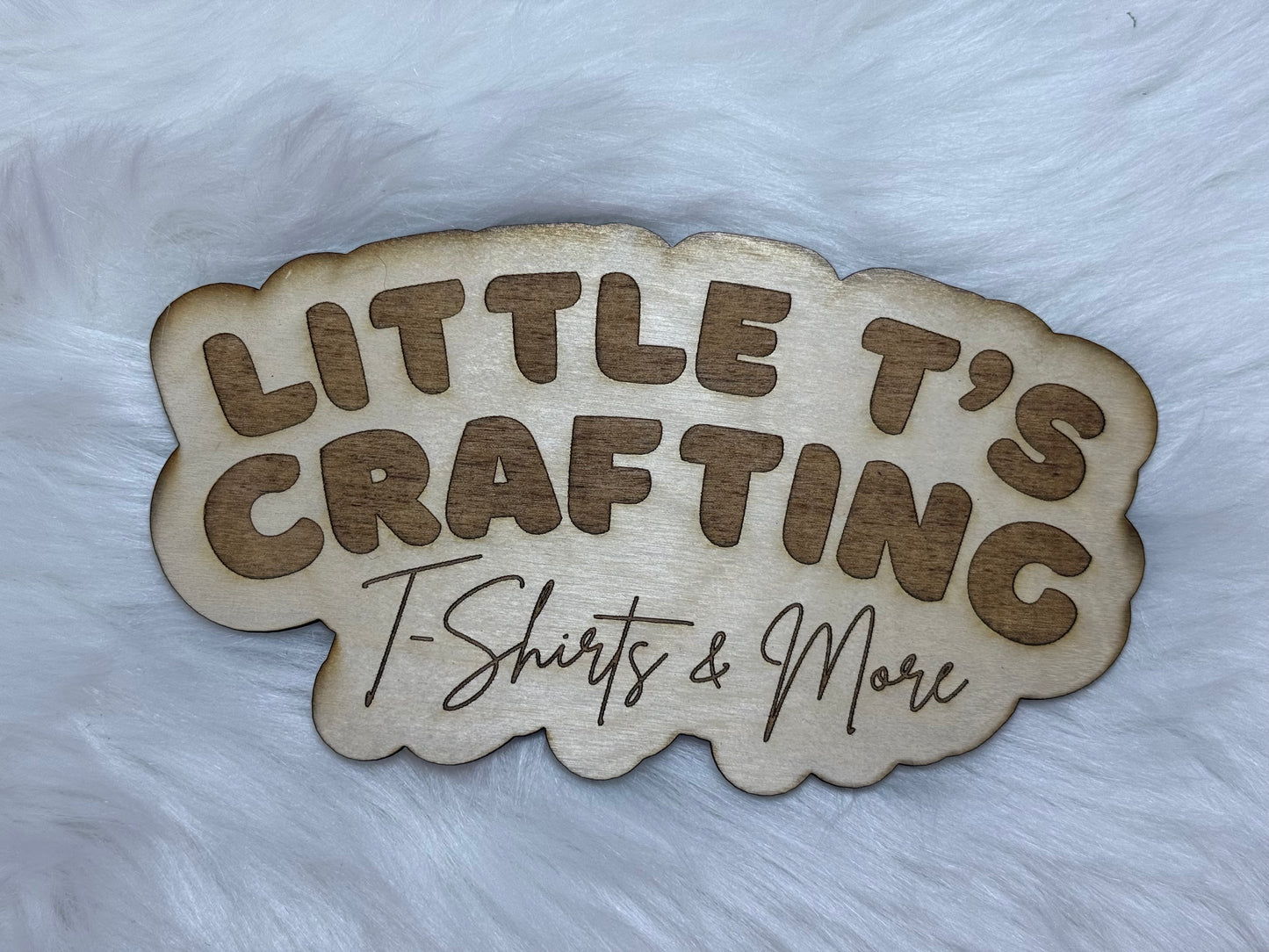 Custom Watermark Wooden Sign