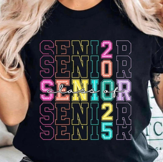 Class of 2025 Senior Stacked Tee