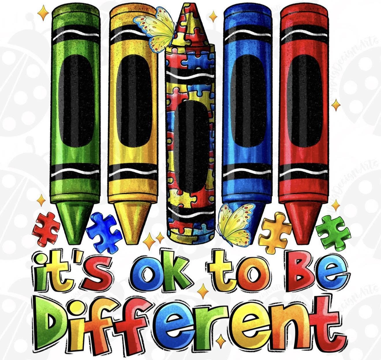 Autism Crayons Transfer