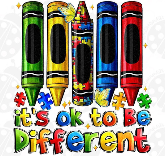 Autism Crayons Transfer