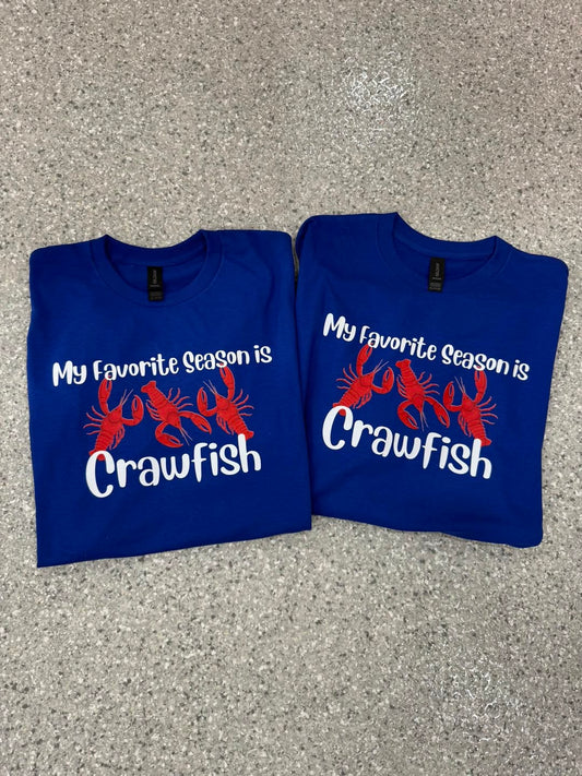 My Favorite Season is Crawfish Tee - Kids