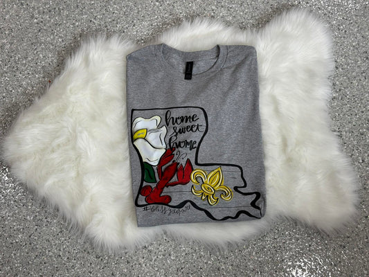 Home Sweet Home Louisiana Tee - Kids