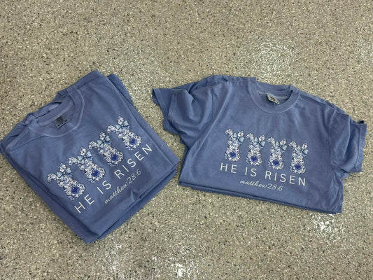 He is Risen Bunny Tee - Kids