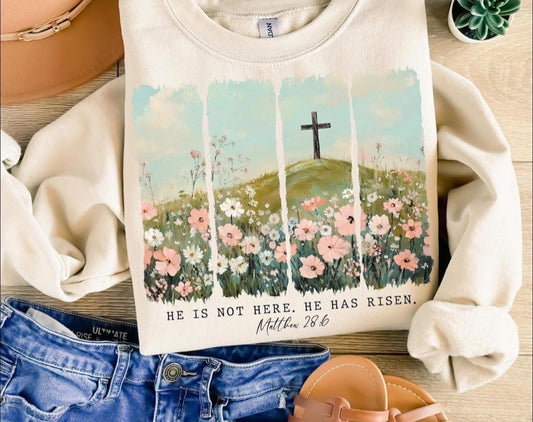 He Is Not Here Tee - Kids