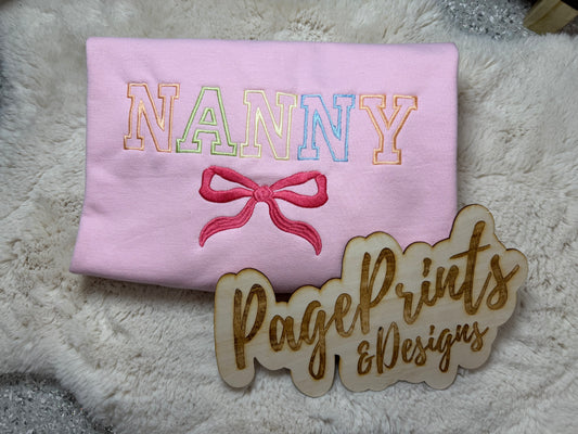Nanny Embroidered T-Shirt