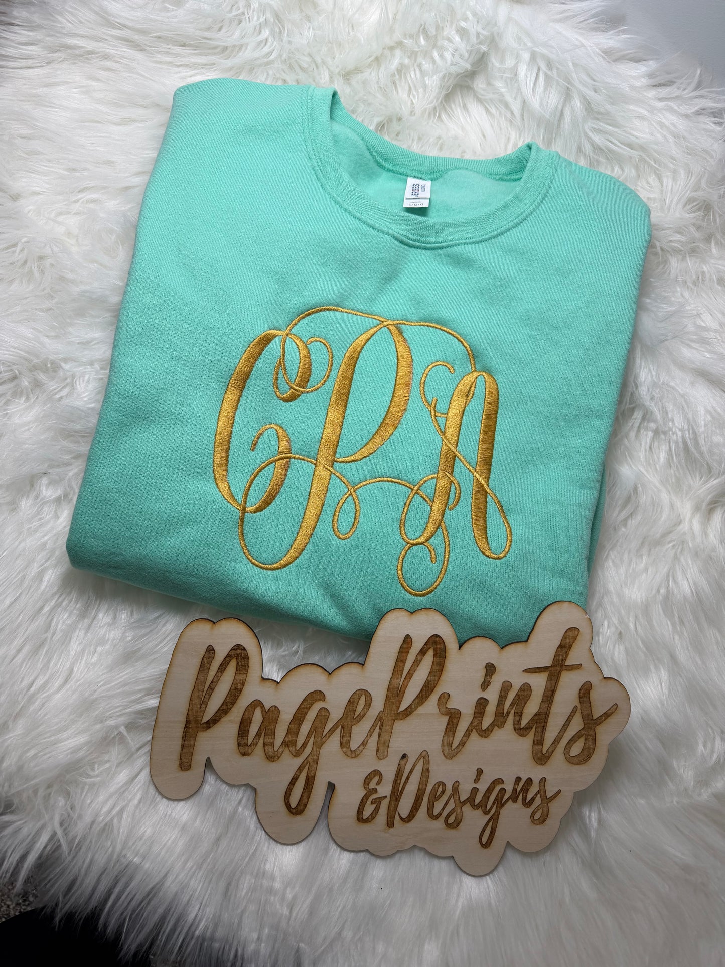 Initials Custom Embroidered T-Shirt
