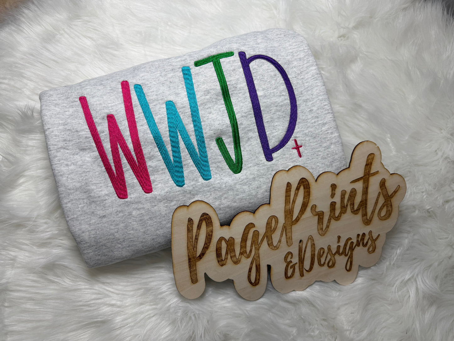 WWJD Embroidered T-Shirt