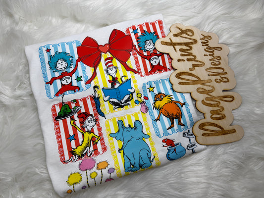Dr Seuss Characters T-Shirt