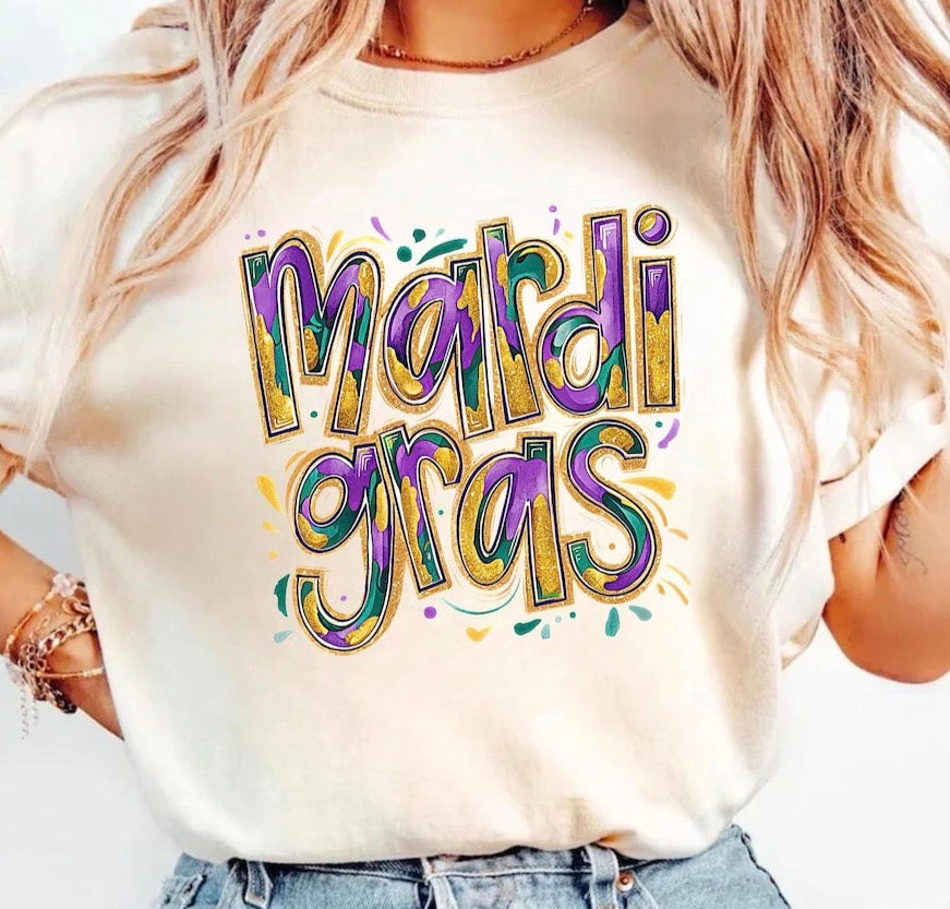 Mardi Gras Splash T-Shirt
