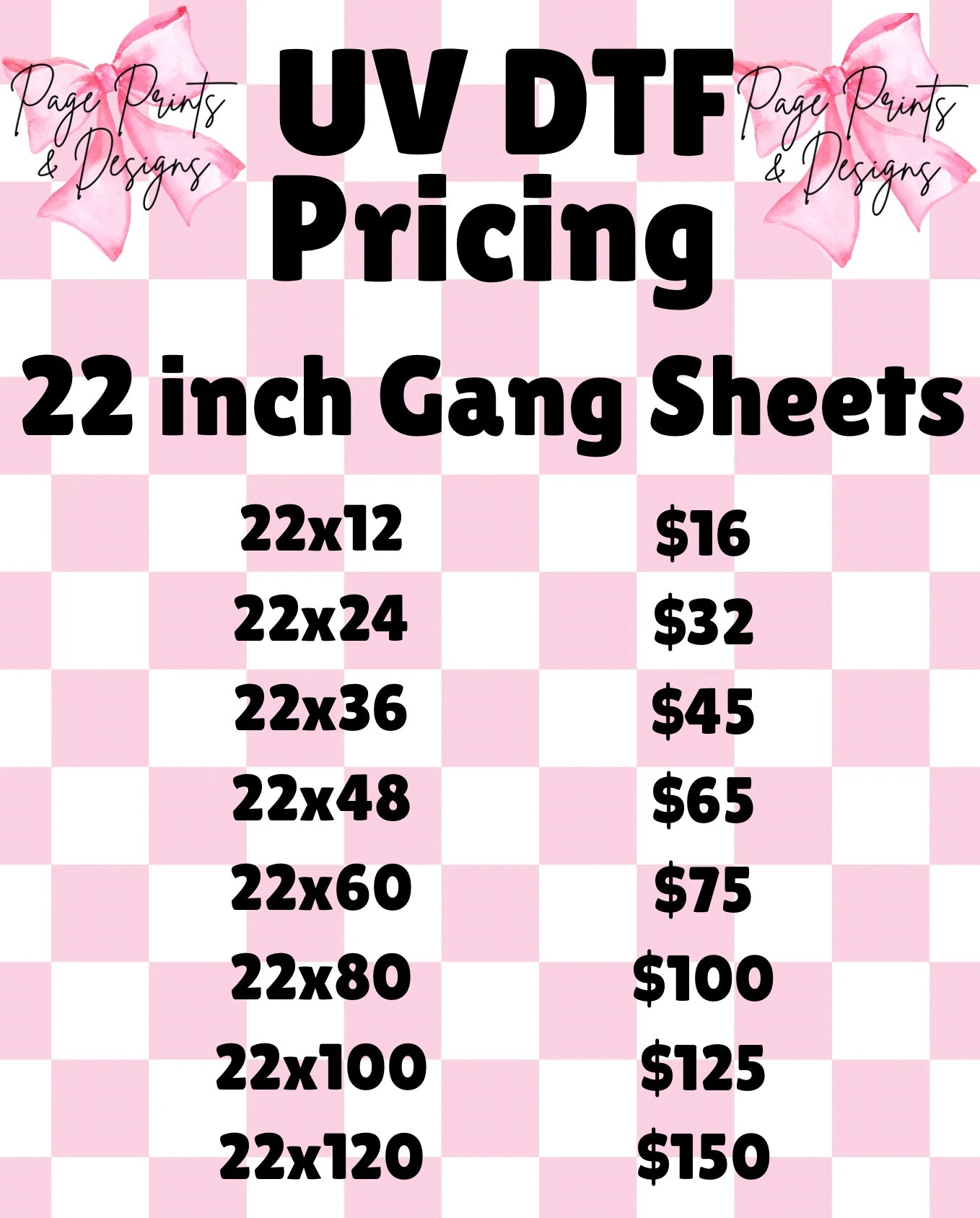 Build a 22" Custom UV Sticker Gang Sheet